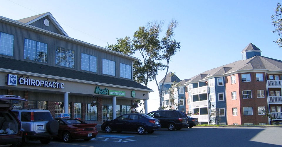 Retail and Residential buildings in Halifax, Nova Scotia, Canada photo