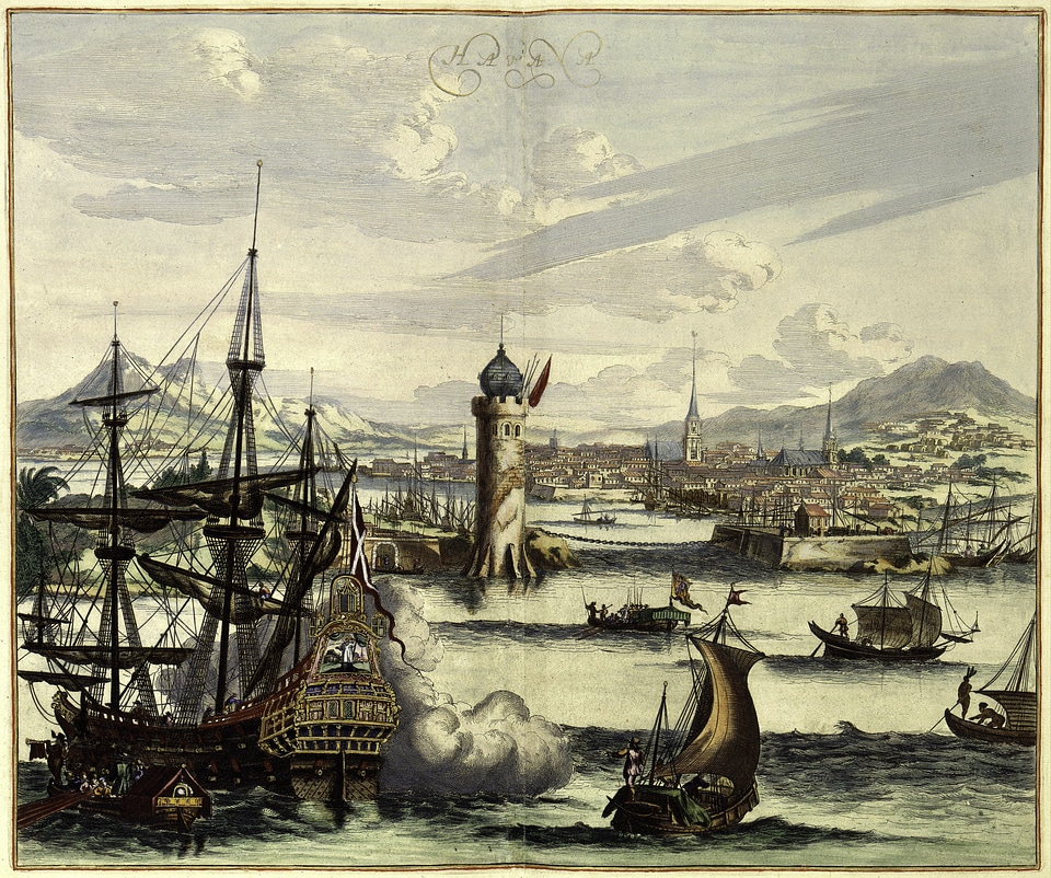 17th century depiction of Havana, Cuba