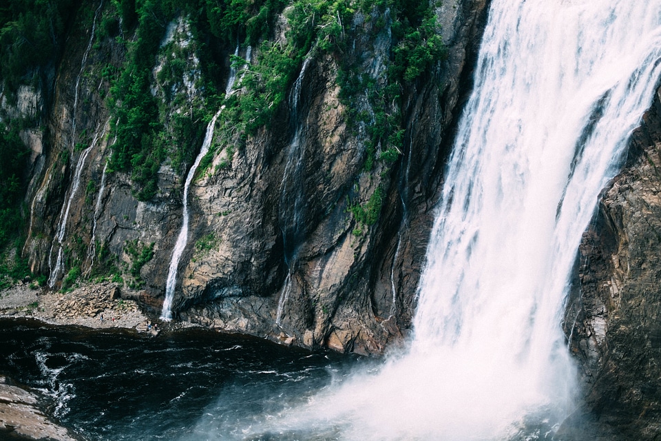 Montmorency Falls, Quebec City, Canada landscape