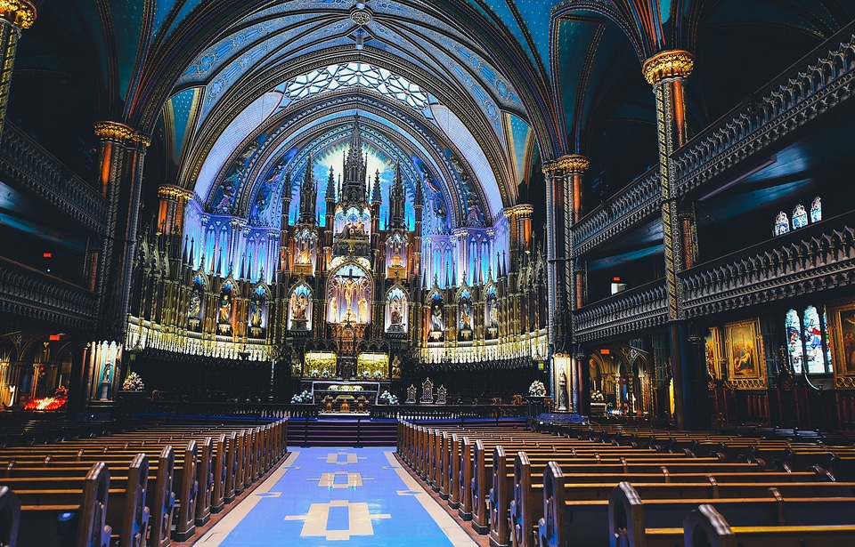 Notre Dame Cathedral of Montreal, Quebec, Canada