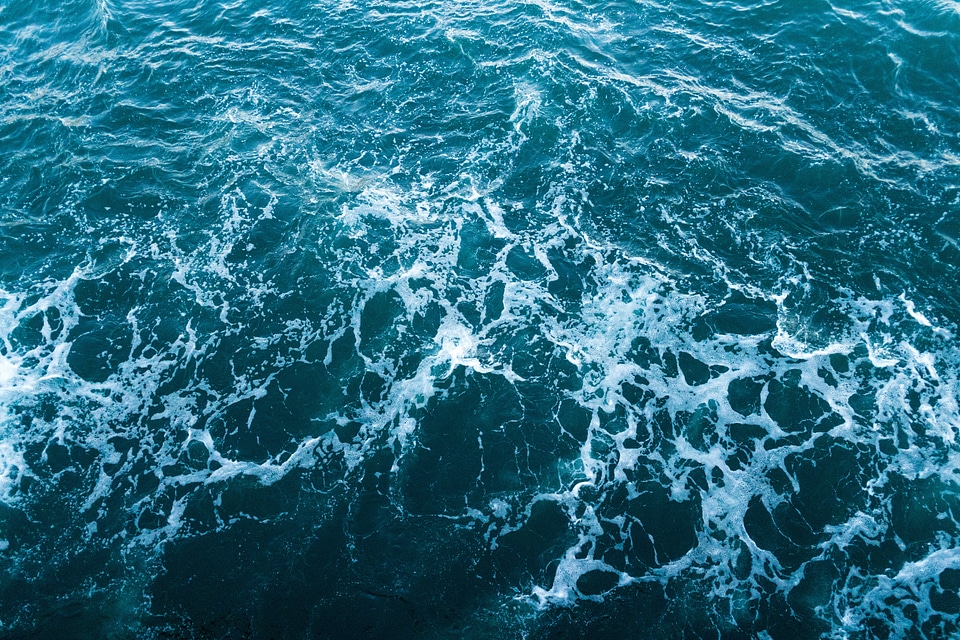Ocean Water in Vancouver, British Columbia, Canada