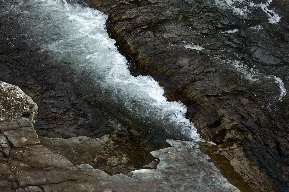 Shoreline and Waves in Dragobat, Ukraine
