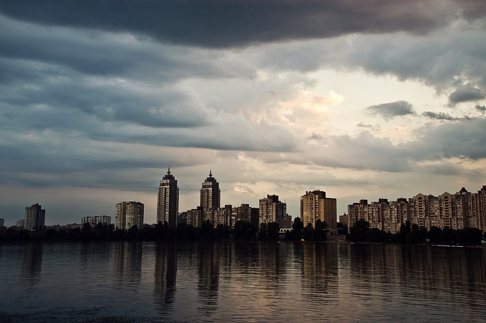 City Skyline in Kiev, Ukraine