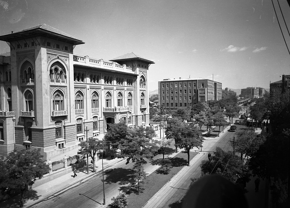  Old general directorate building of Ziraat Bank in Ankara, Turkey