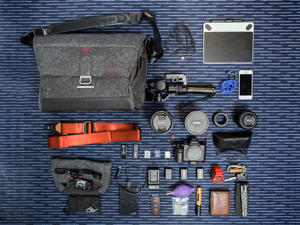 Sony Camera bag and Gear