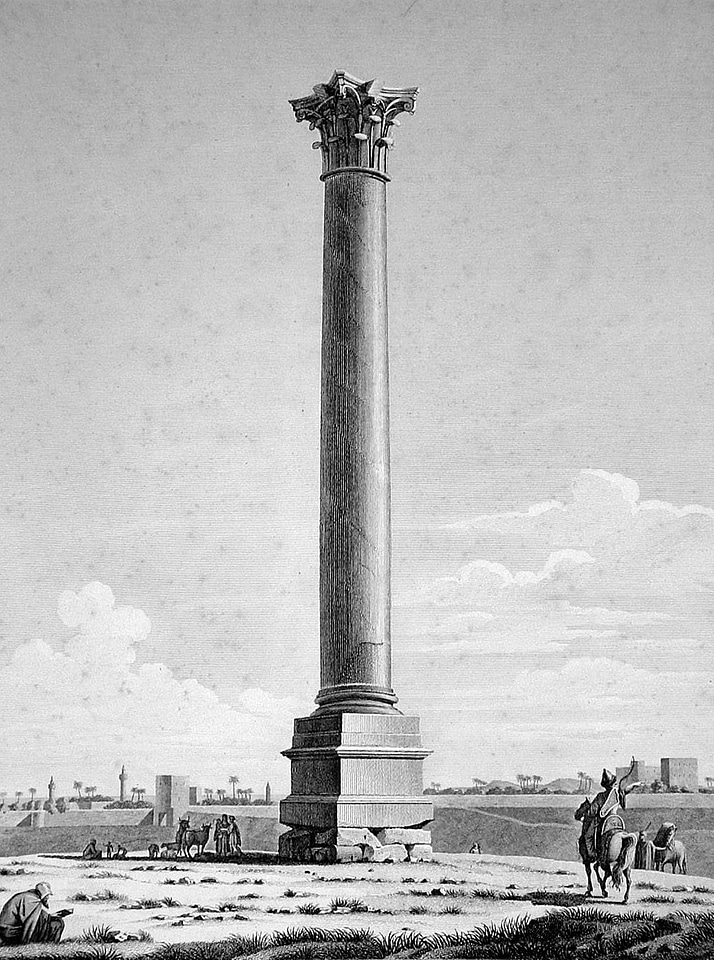 Pillar of Pompey in Alexanderia, Egypt
