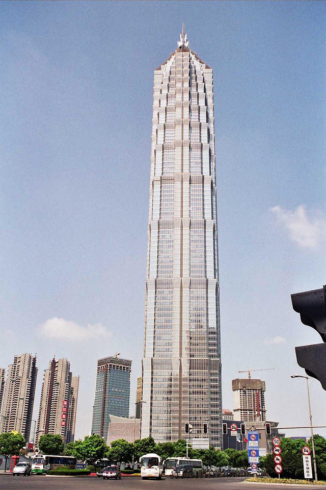 Jin Mao building in Shanghai, China
