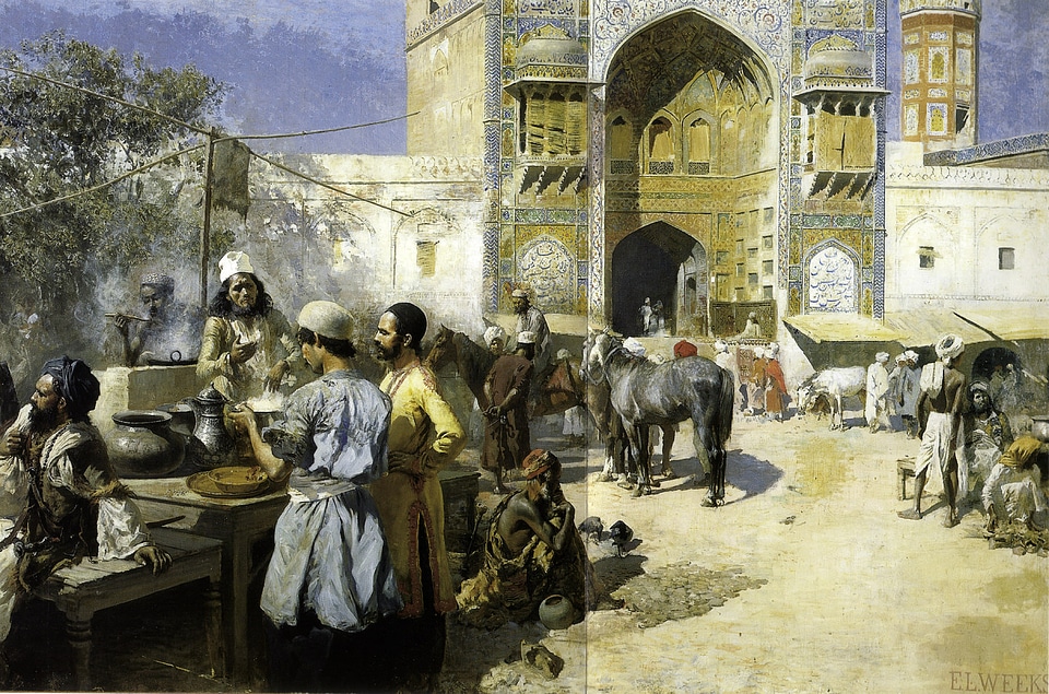 Open-air restaurant  in Lahore, Pakistan