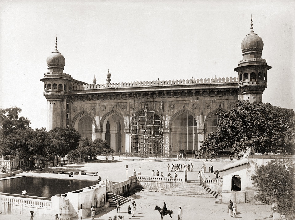 Mecca Masjid in Hyderabad, India