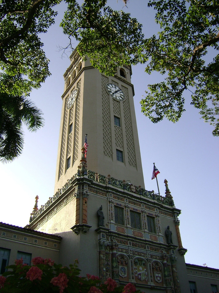 Main tower of the University of Puerto Rico in San Juan