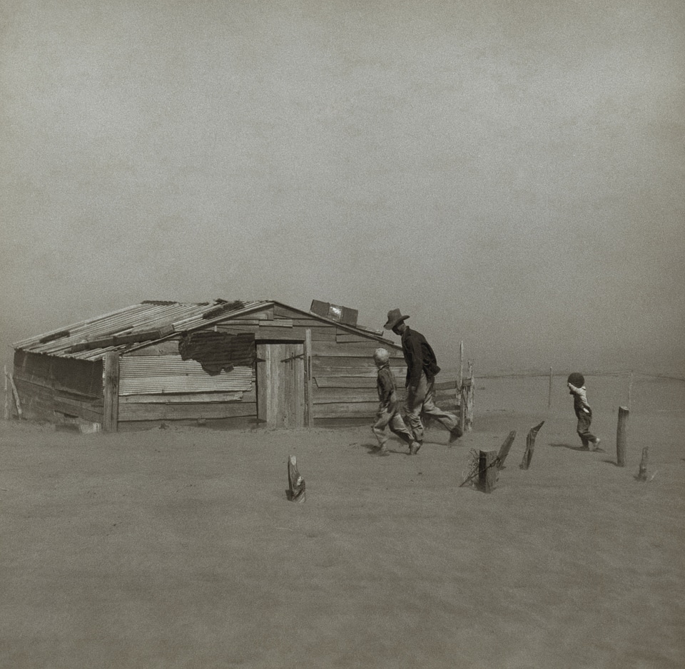 Dust Bowl in Oklahoma in 1930s