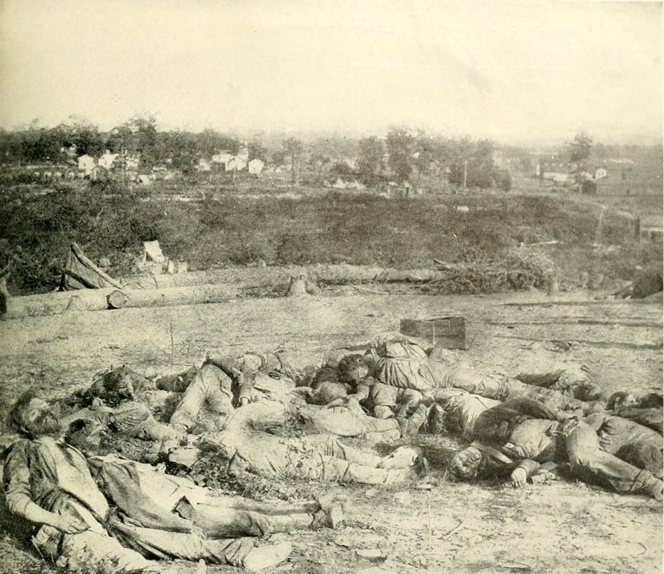 Casualties of the Battle of Corinth in Mississippi during the Civil War photo