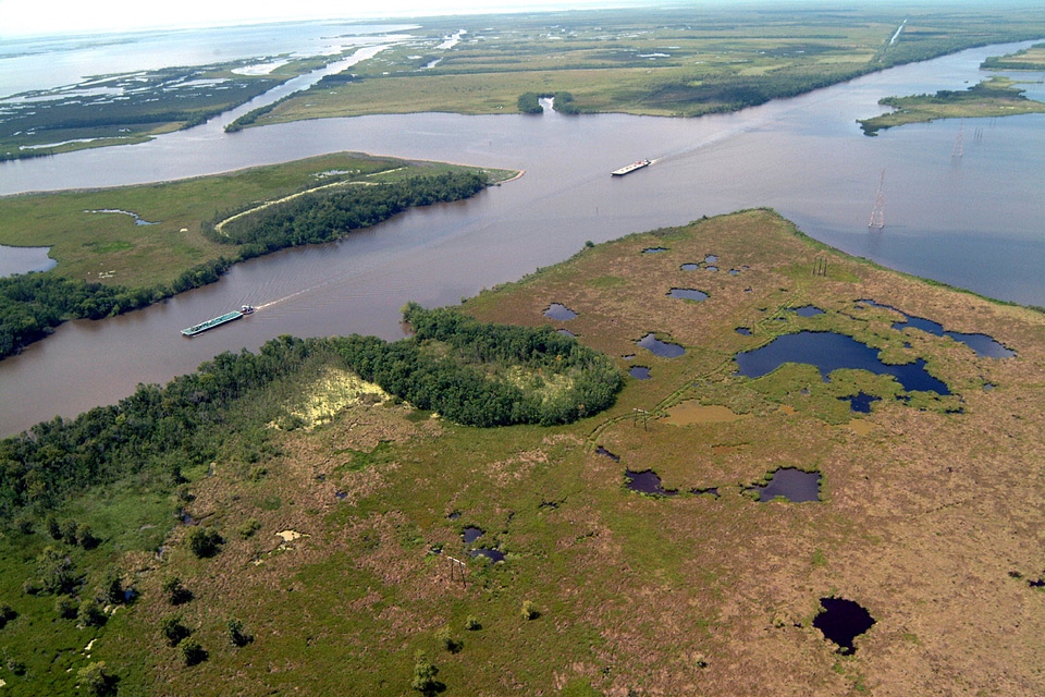 Intracoastal Waterway near New Orleans, Louisiana