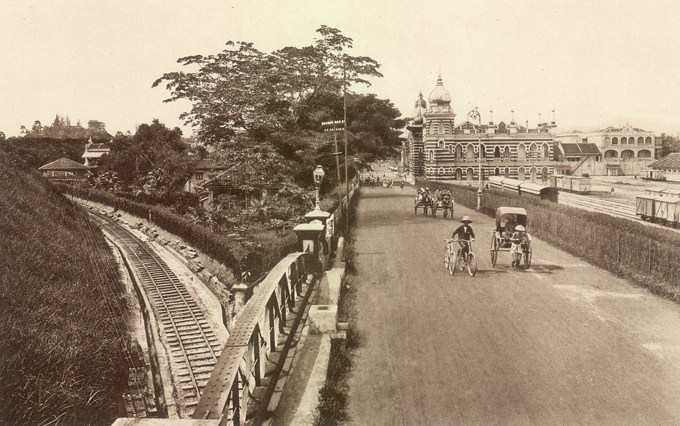 Headquarters of the F.M.S. Railways at Kuala Lumpur, Malaysia