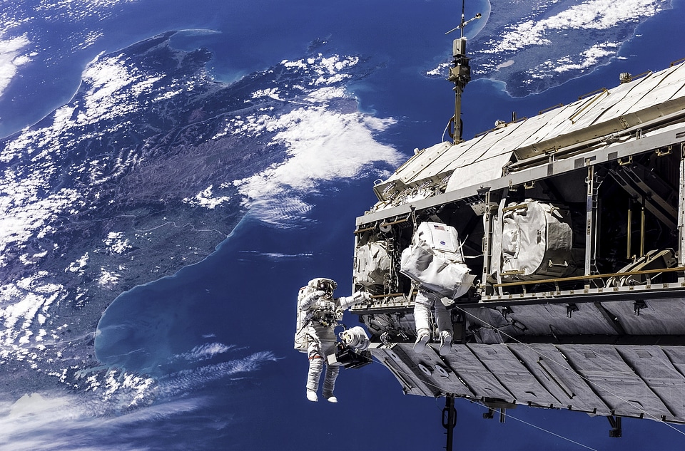 View of the Christchurch region, New Zealand from the International Space Station 