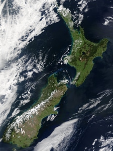 New Zealand from Space photo