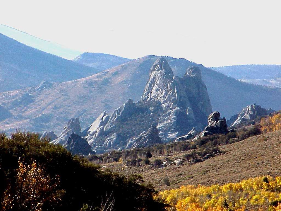 Great Mountain landscape in City of Rocks, Idaho