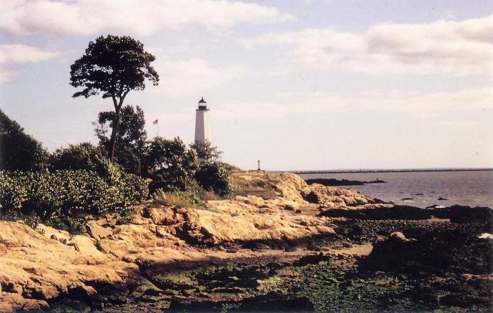 Five Mile Point Lighthouse in New Haven, Connecticut