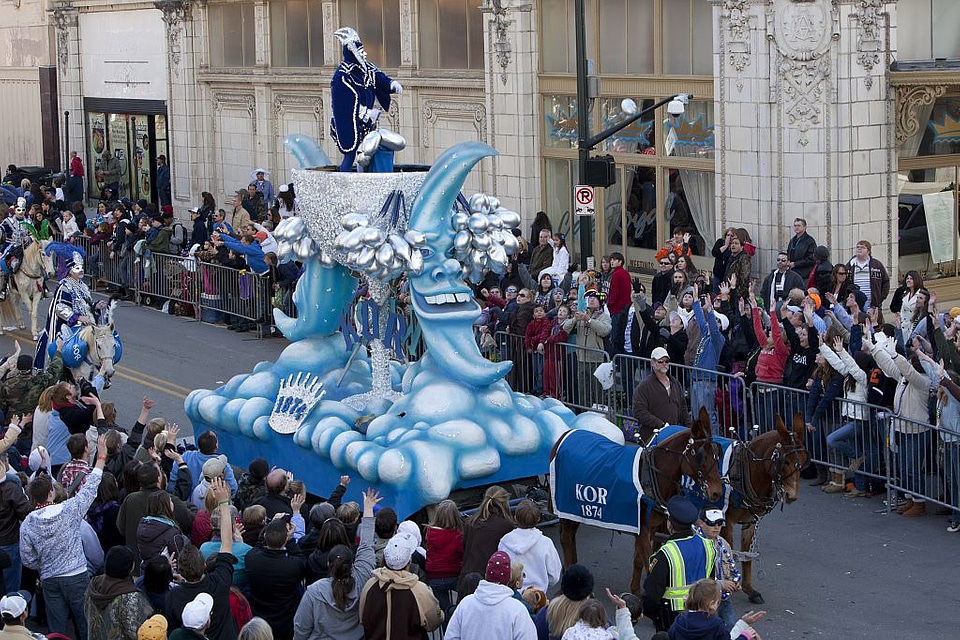 Knights of Revelry Parade in Mobile, Alabama