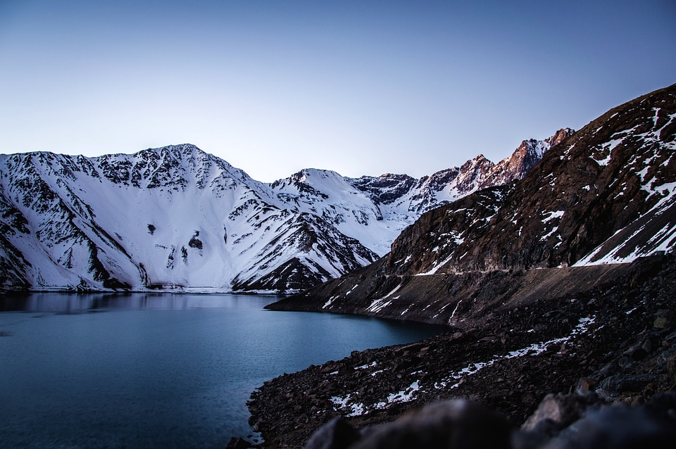 Mountains and Lake in Chile