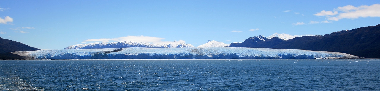 Pio XI Glacier landscape in Chile