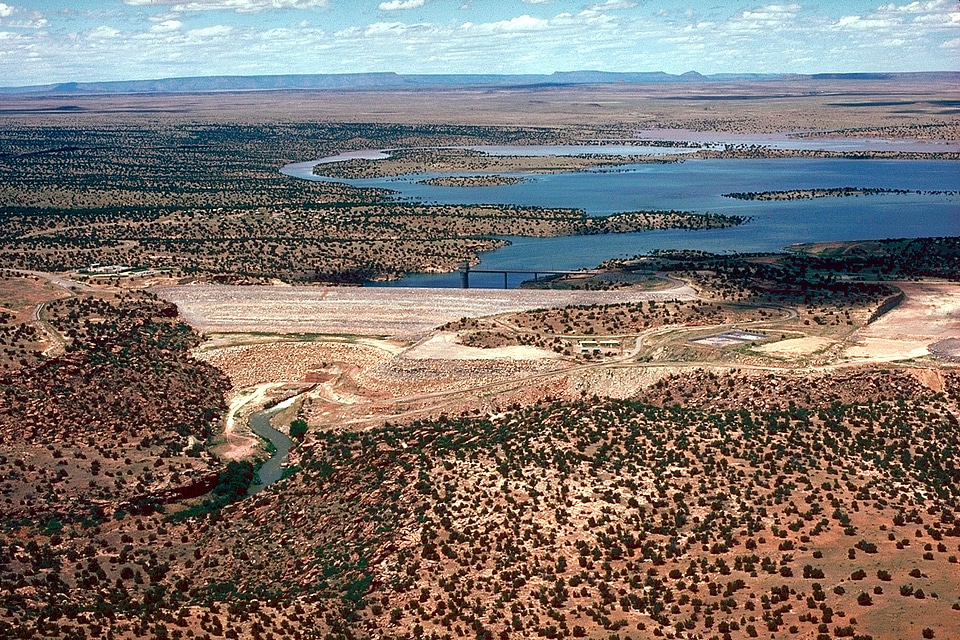 Santa Rosa Lake landscape in New Mexico