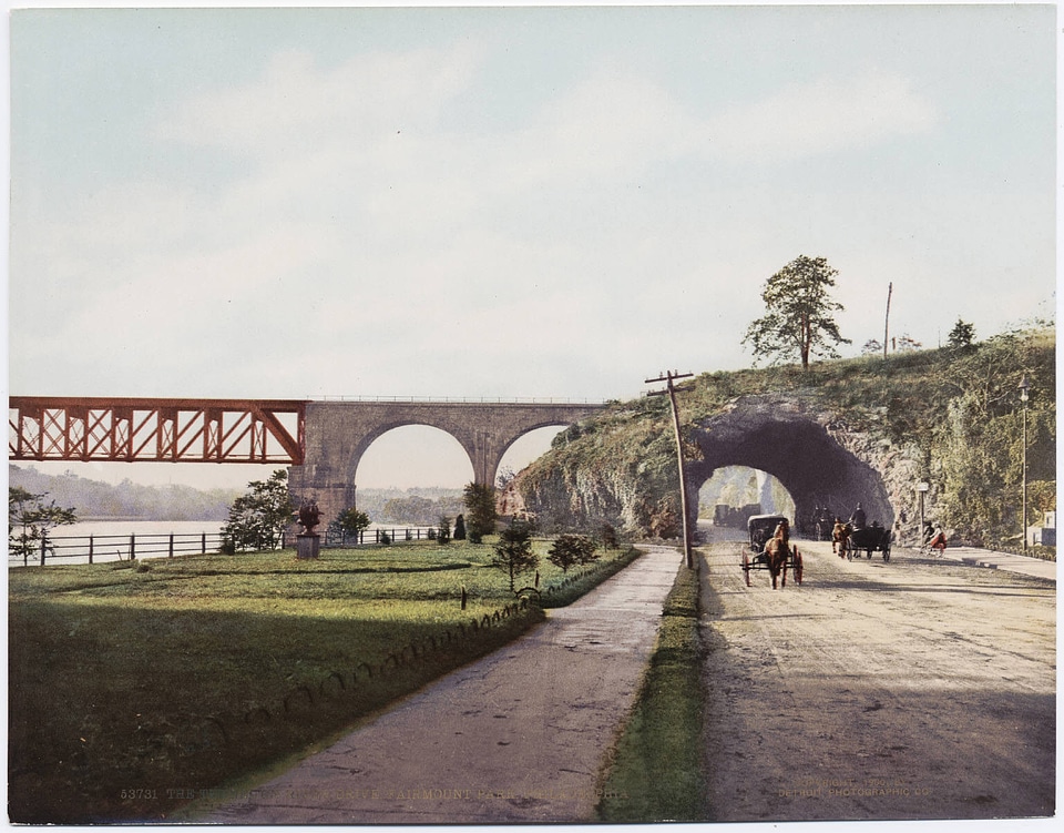 Fairmount Park in 1900 in Philadelphia, Pennsylvania