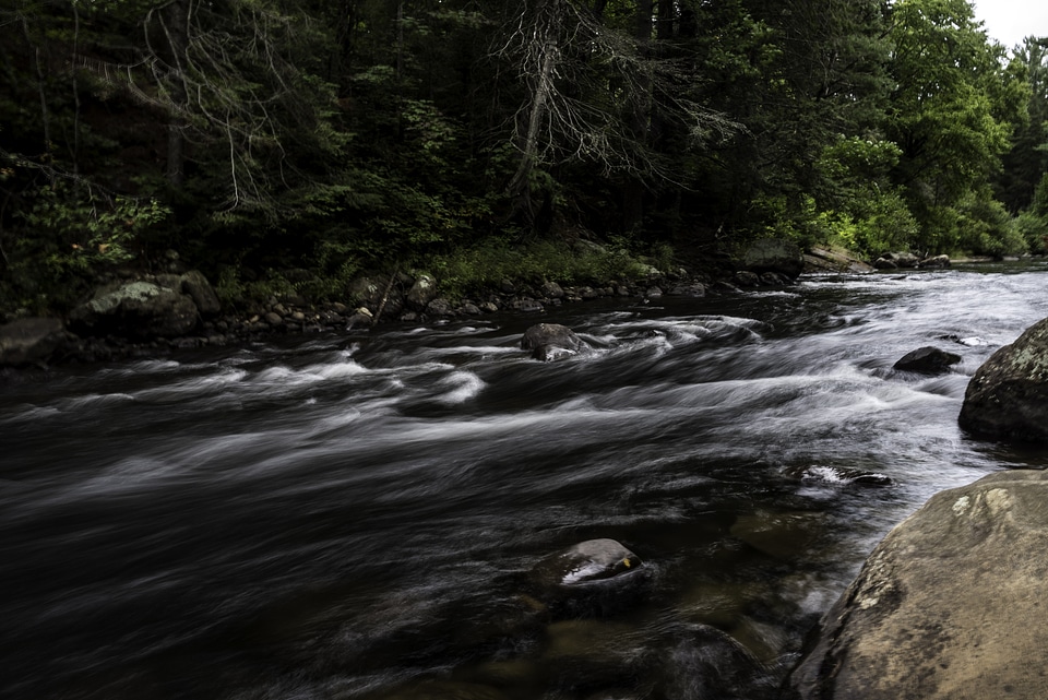 View of Whiskey Rapids at Algonquin Provincial Park, Ontario