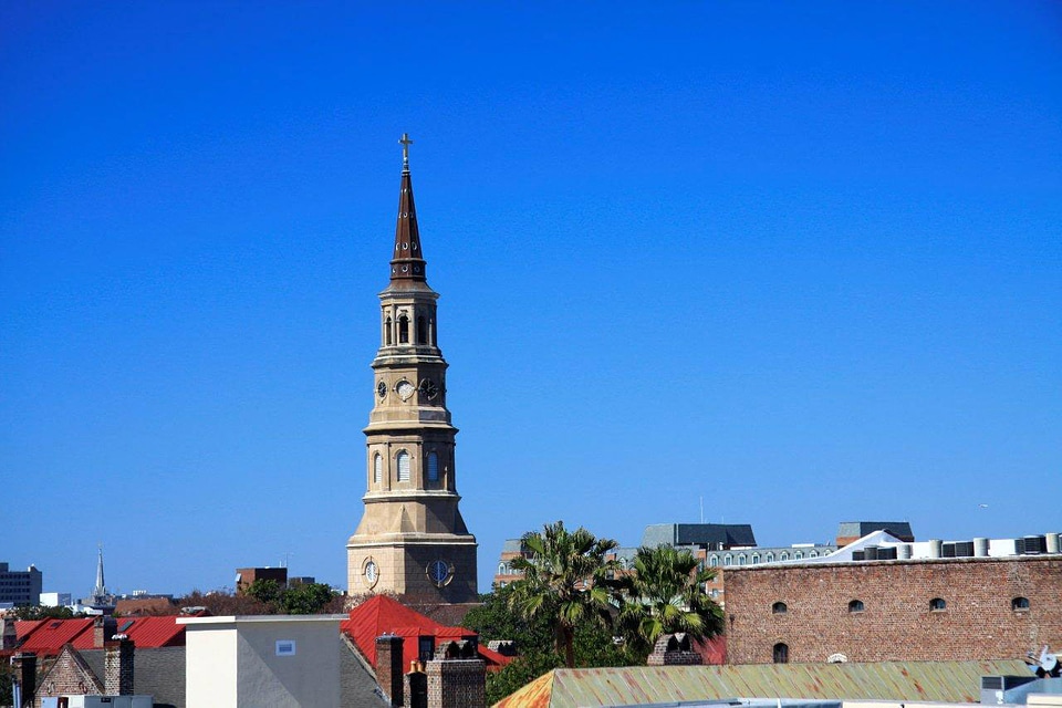 Rooftops in Charleston, South Carolina