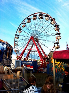 Ferris Wheel at the Fair in Charleston, South Carolina