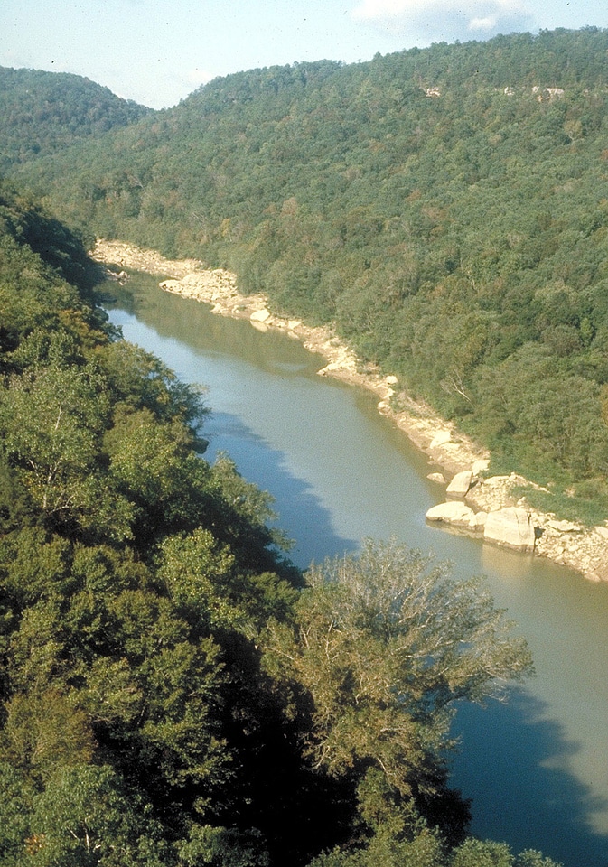 Landscape of Big South Fork Cumberland, Tennessee