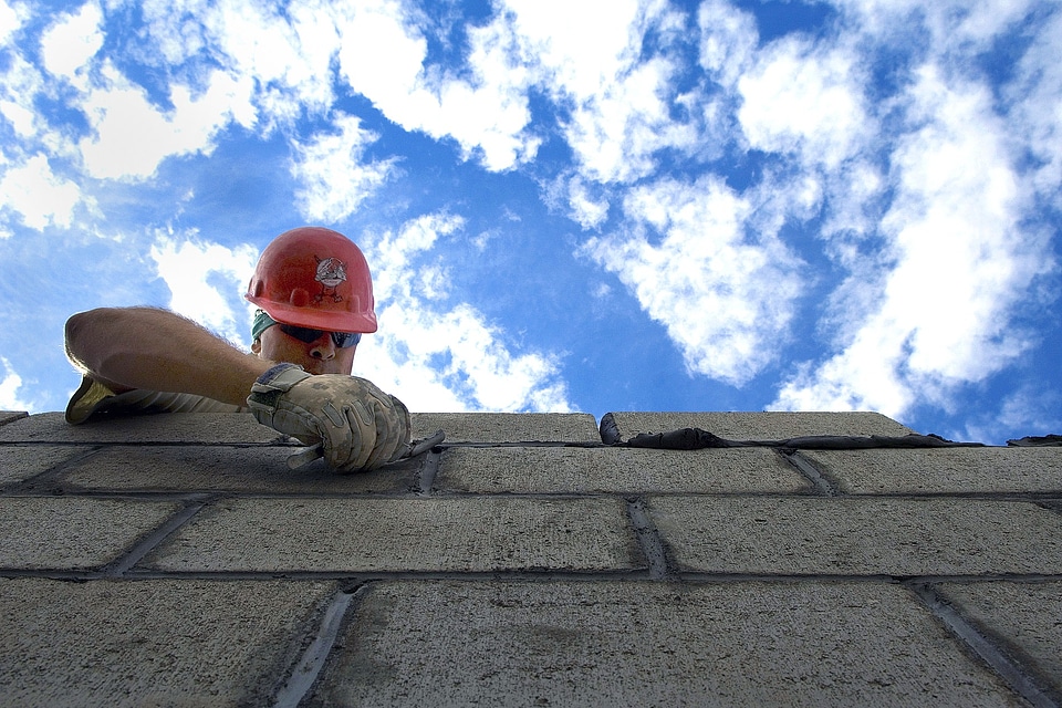 Man hardhat outside