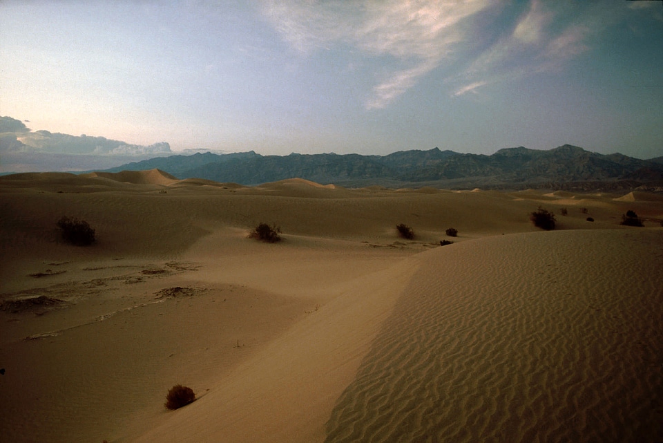 Desert dunes near Stovepipe Wells at Death Valley National Park, Nevada