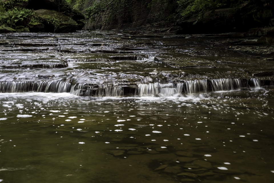 Good river landscape and scenery in Cayuhoga Valley National Park, Ohio