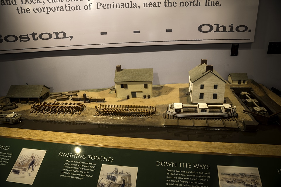 Models and Houses on the Peninsula at Cayuhoga Valley National Park, Ohio