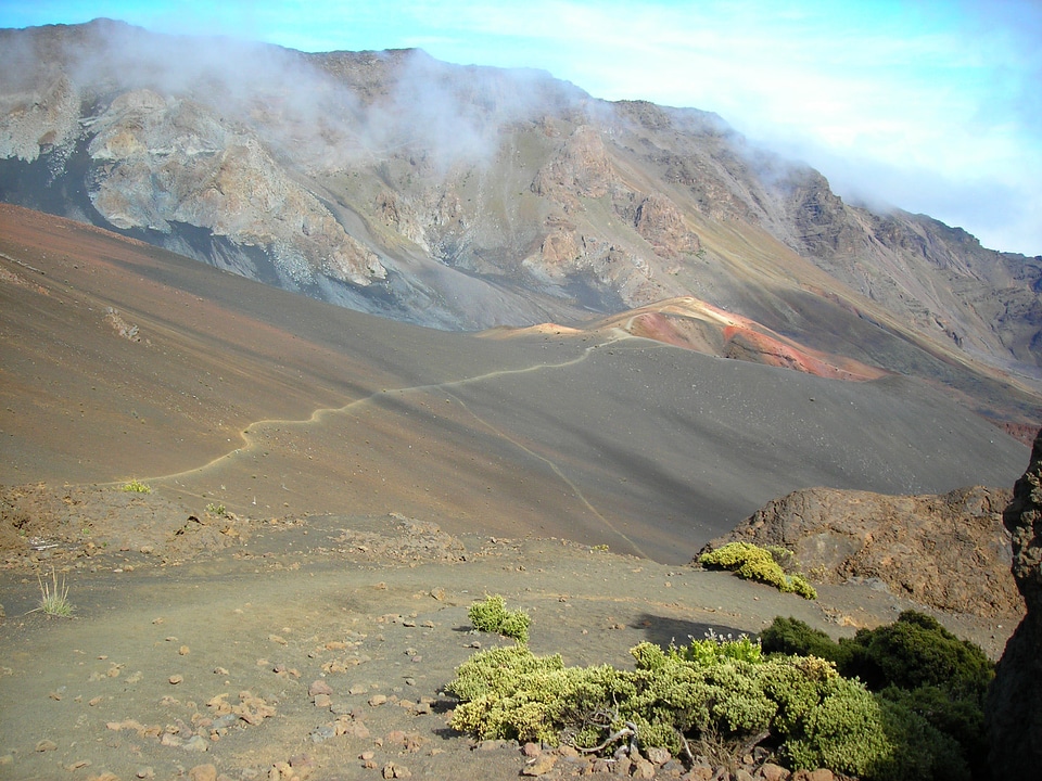 Volcanic Landscape in Haleakala National Park, Hawaii