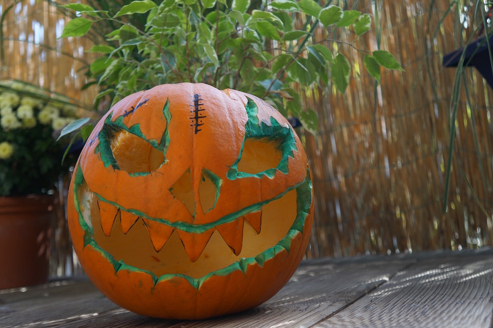 Making a face evil october