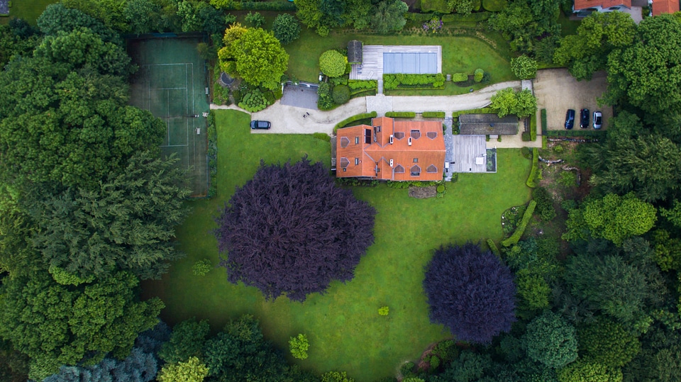 Overhead view of Rich Estate in Brussels, Belgium