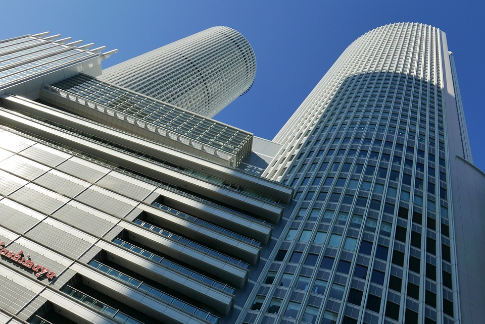 White Towers of Nagoya Japan