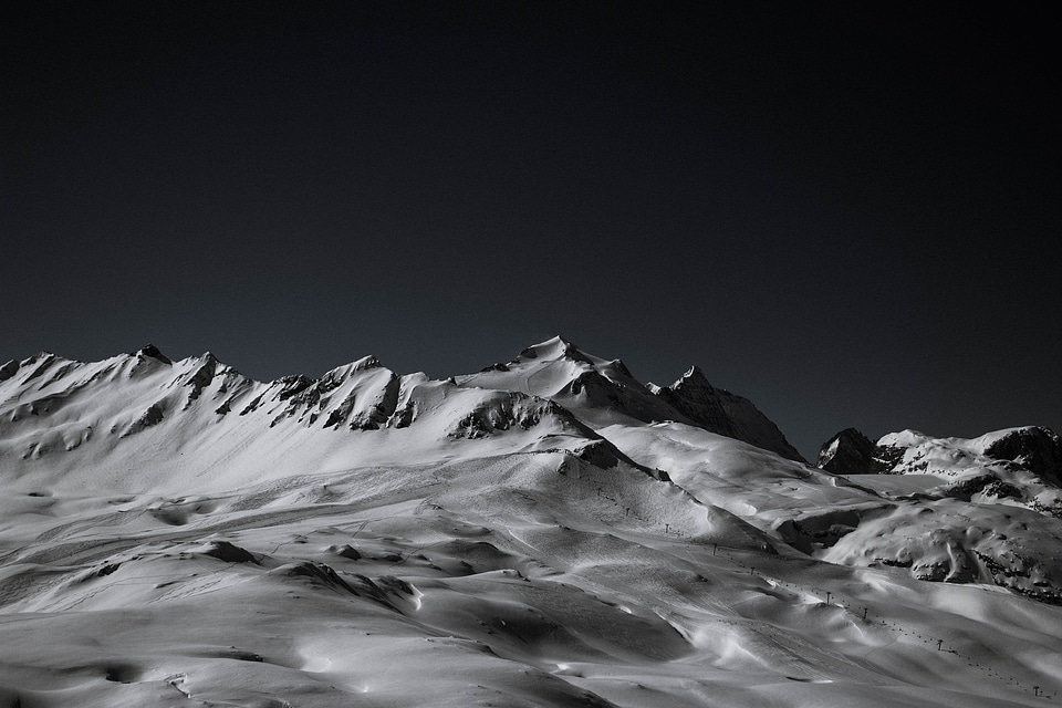 French Alps at Val-d'Isere, France