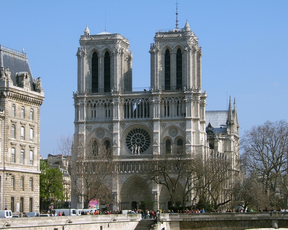 Notre Dame Cathedral in Paris France