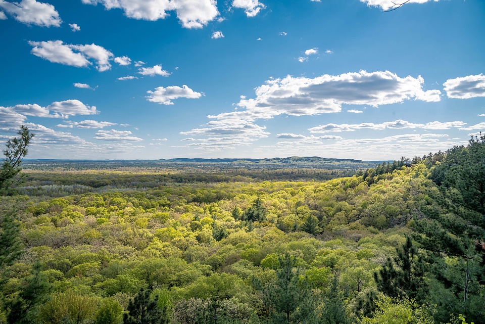 Scenic view from Levis Mound