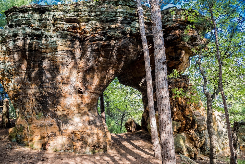 Rock and Cave Structure on Levis Mound