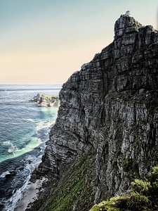 Landscape at Cape Point at the Cape of Good Hope in South Africa photo
