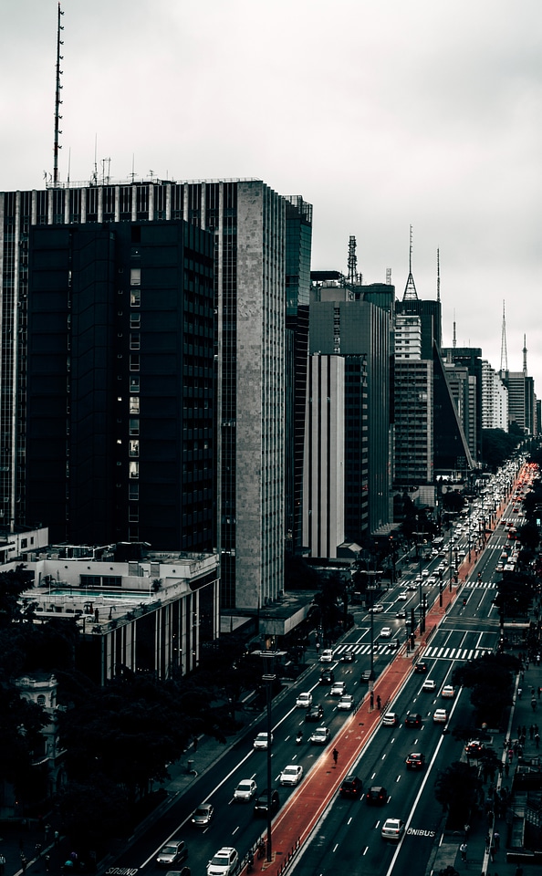 Streets and buildings of Sao Paulo, Brazil