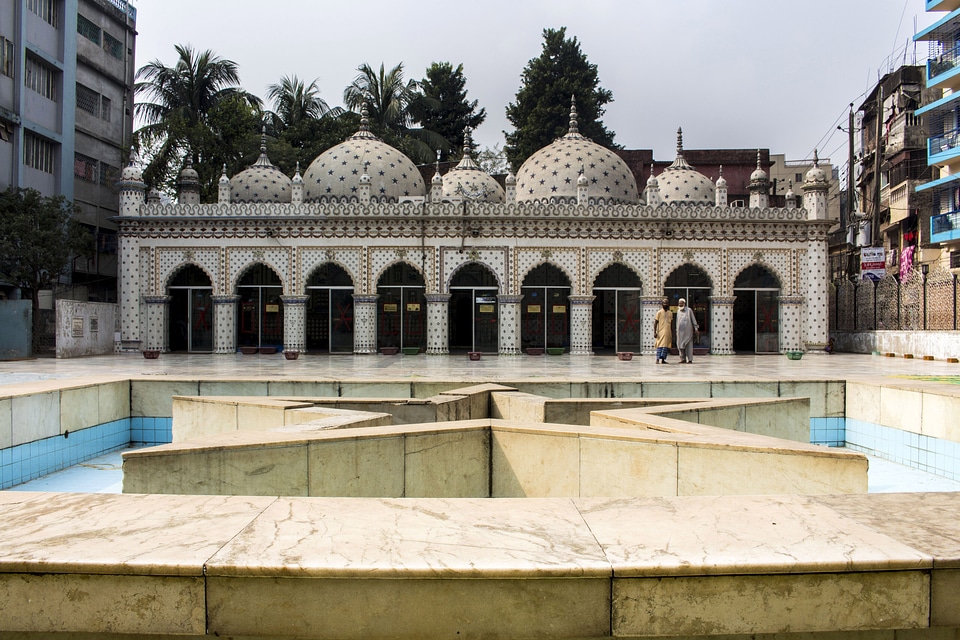 Mosque holy temple in Dhaka, Bangladesh