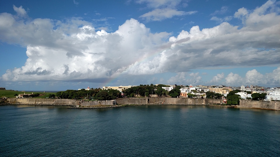 Shoreline of old San Juan, Puerto Rico photo