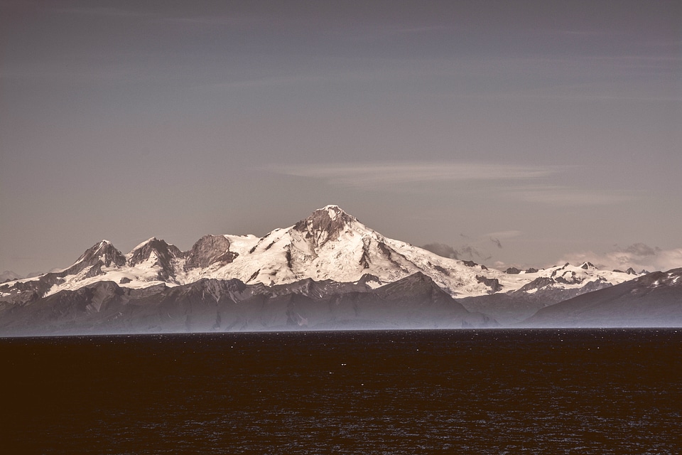 Mountains beyond the water