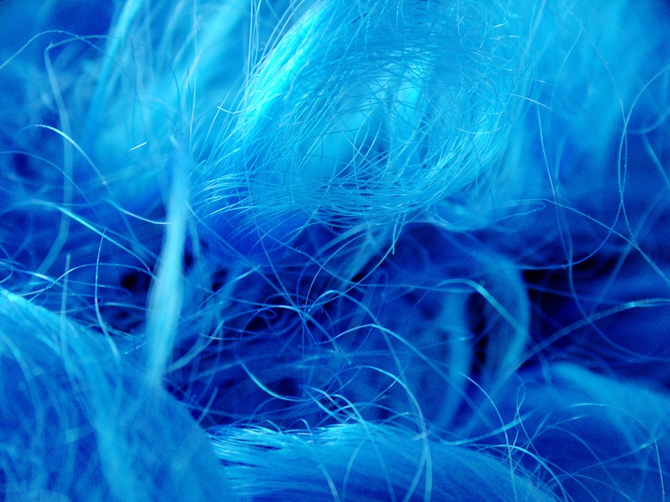 Blue Silk Threads photo