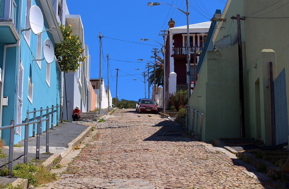 Streets in South Africa in Cape town